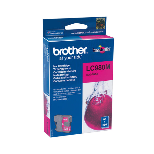 Brother LC-980M ink cartridge 1 pc(s) Original Magenta Brother LC-980M ink cartridge 1 pc(s) Original Magenta